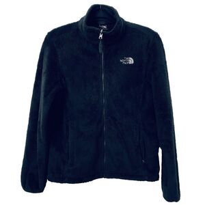The North Face Oscito Black Full Zip Shaggy Cinch Hem Jacket Women's Medium